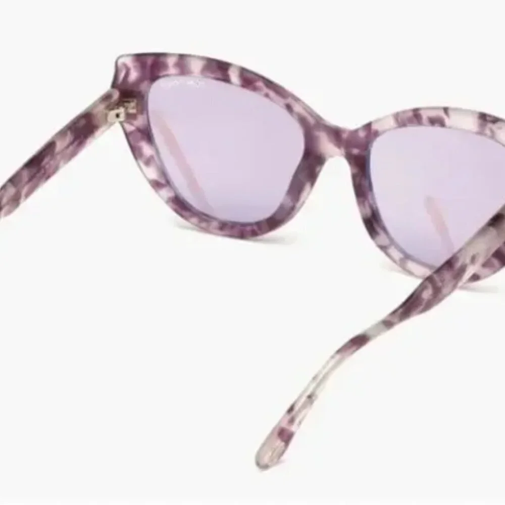 Tom Ford 55mm Cat Eye Sunglasses – Havana Violet – NWOT